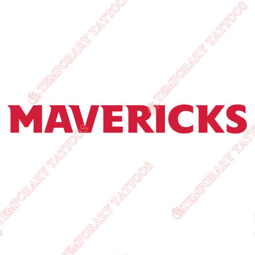Nebraska Omaha Mavericks Customize Temporary Tattoos Stickers NO.5395